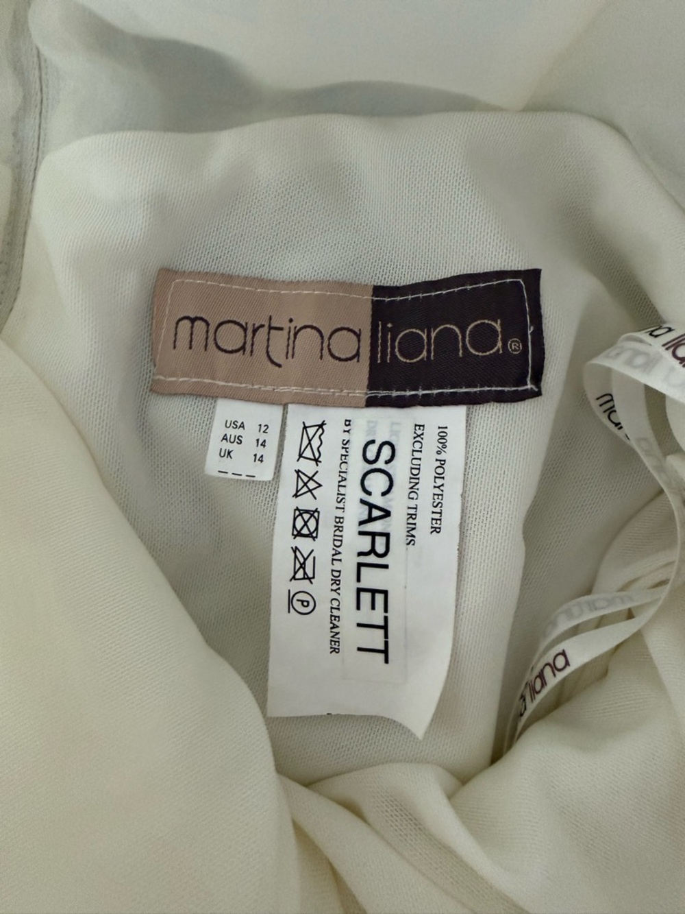 Martina Liana Ivory Bridal Gown - Picture 2 of 7